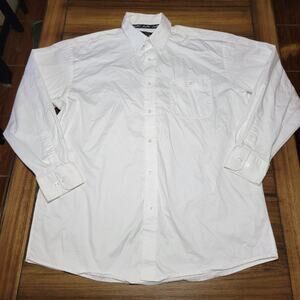George Strait Collection by Wrangler LS White Full Button Western Shirt - Sz XL